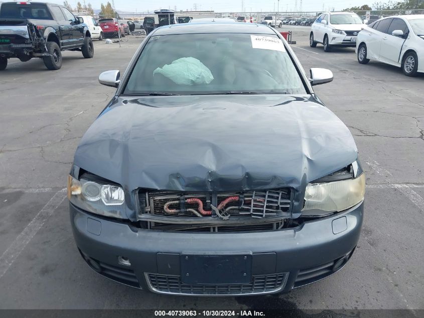 2005 Audi S4 4.2 VIN: WAUPL68E45A020856 Lot: 40739063