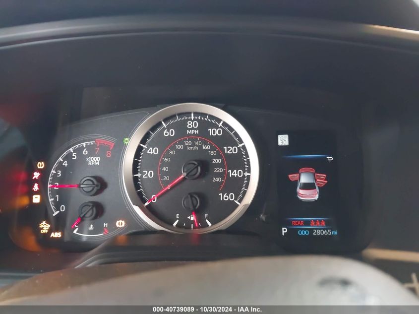 2022 Toyota Corolla Se VIN: JTDS4MCE9N3503642 Lot: 40739089