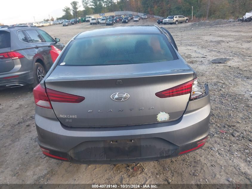 2019 Hyundai Elantra Se VIN: 5NPD74LFXKH465332 Lot: 40739140