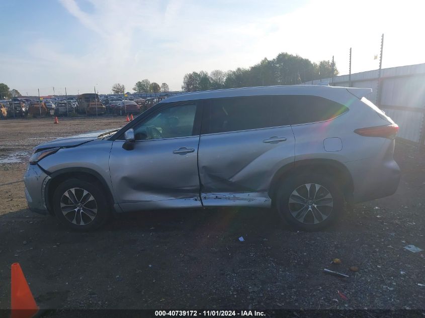 2020 Toyota Highlander Xle VIN: 5TDGZRBH2LS017377 Lot: 40739172