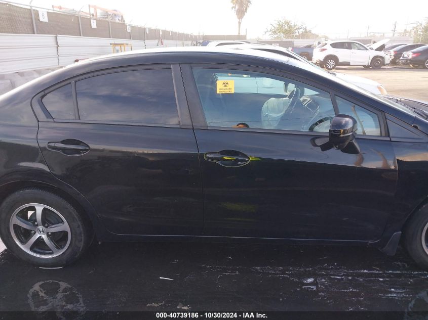 2015 HONDA CIVIC SE - 19XFB2F78FE257380