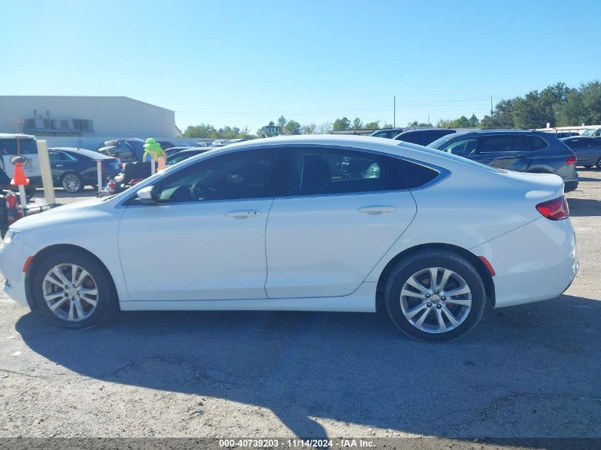 2016 Chrysler 200 Limited VIN: 1C3CCCAB4GN128572 Lot: 40739203