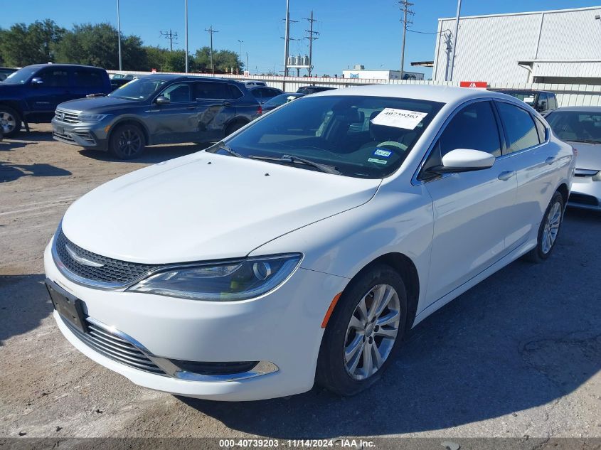 2016 Chrysler 200 Limited VIN: 1C3CCCAB4GN128572 Lot: 40739203