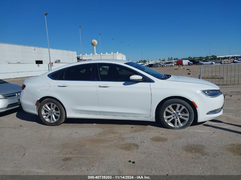 2016 Chrysler 200 Limited VIN: 1C3CCCAB4GN128572 Lot: 40739203