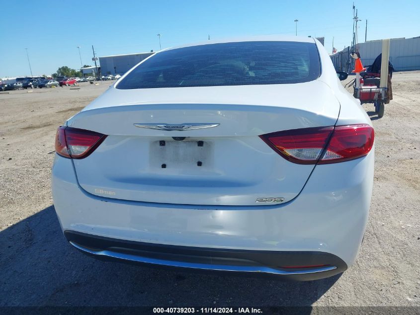 2016 Chrysler 200 Limited VIN: 1C3CCCAB4GN128572 Lot: 40739203