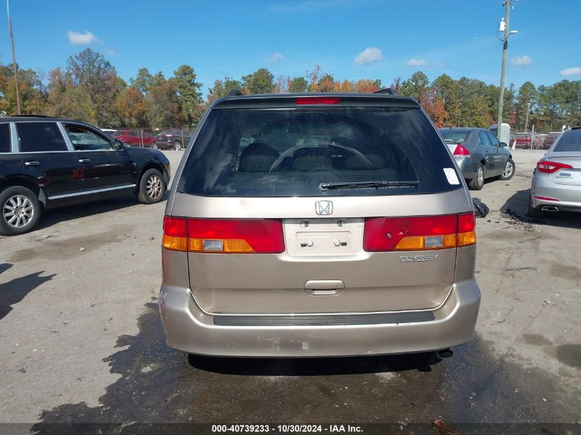 2004 Honda Odyssey Ex-L Res VIN: 5FNRL18074B073706 Lot: 40739233