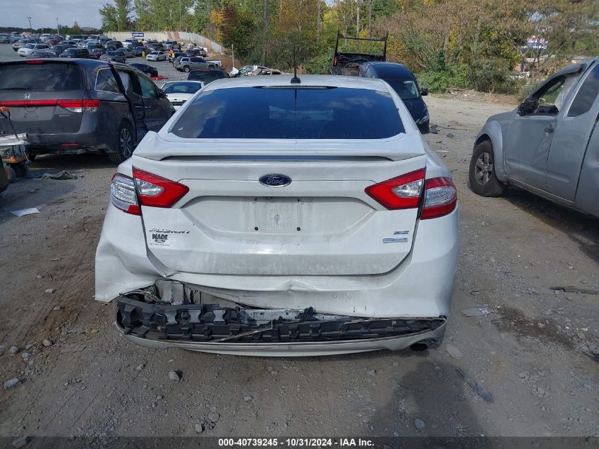 2016 Ford Fusion Se VIN: 3FA6P0HDXGR139310 Lot: 40739245