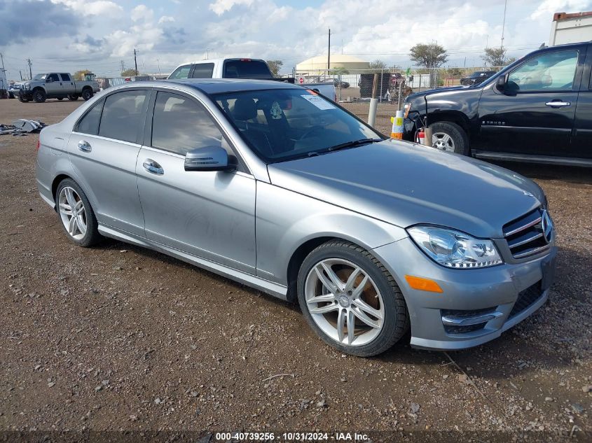 2014 Mercedes-Benz C-Class C 250 Sport/Luxury VIN: WDDGF4HB9EA937947 Lot: 40739256