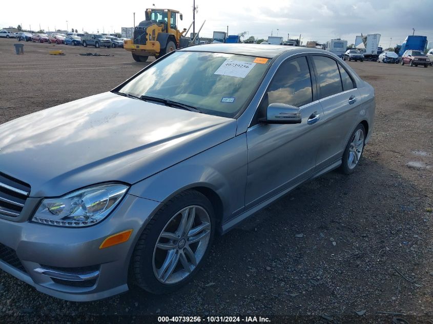 2014 Mercedes-Benz C-Class C 250 Sport/Luxury VIN: WDDGF4HB9EA937947 Lot: 40739256