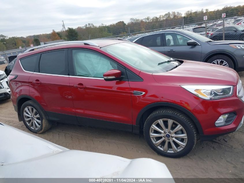 2017 Ford Escape Titanium VIN: 1FMCU0JD7HUC25096 Lot: 40739281