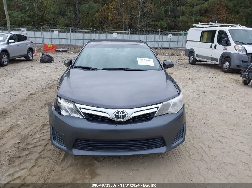 2013 Toyota Camry Le VIN: 4T1BF1FKXDU263077 Lot: 40739307