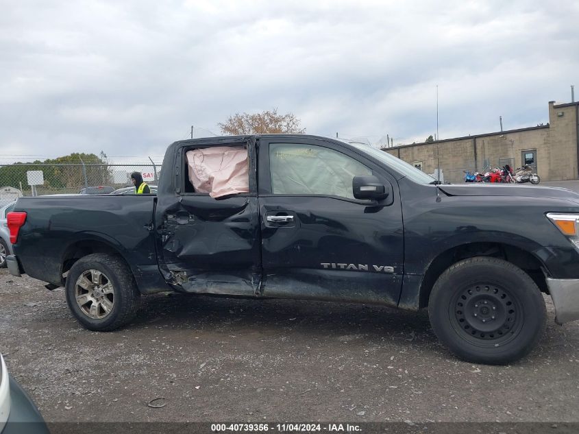 2018 Nissan Titan Sv VIN: 1N6AA1EJ0JN501822 Lot: 40739356