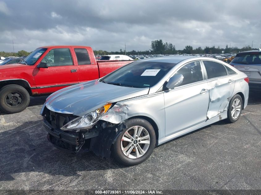 2014 Hyundai Sonata Gls VIN: 5NPEB4AC4EH925648 Lot: 40739361