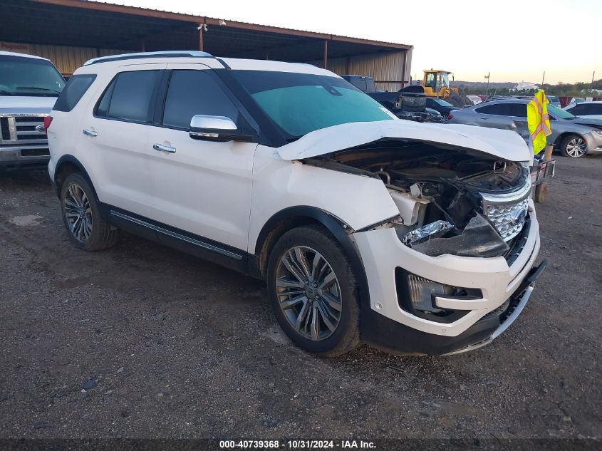 2017 Ford Explorer Platinum VIN: 1FM5K8HT3HGA59250 Lot: 40739368