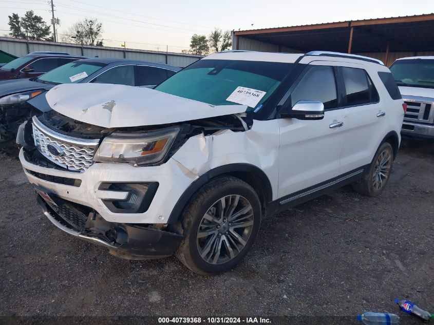 2017 Ford Explorer Platinum VIN: 1FM5K8HT3HGA59250 Lot: 40739368