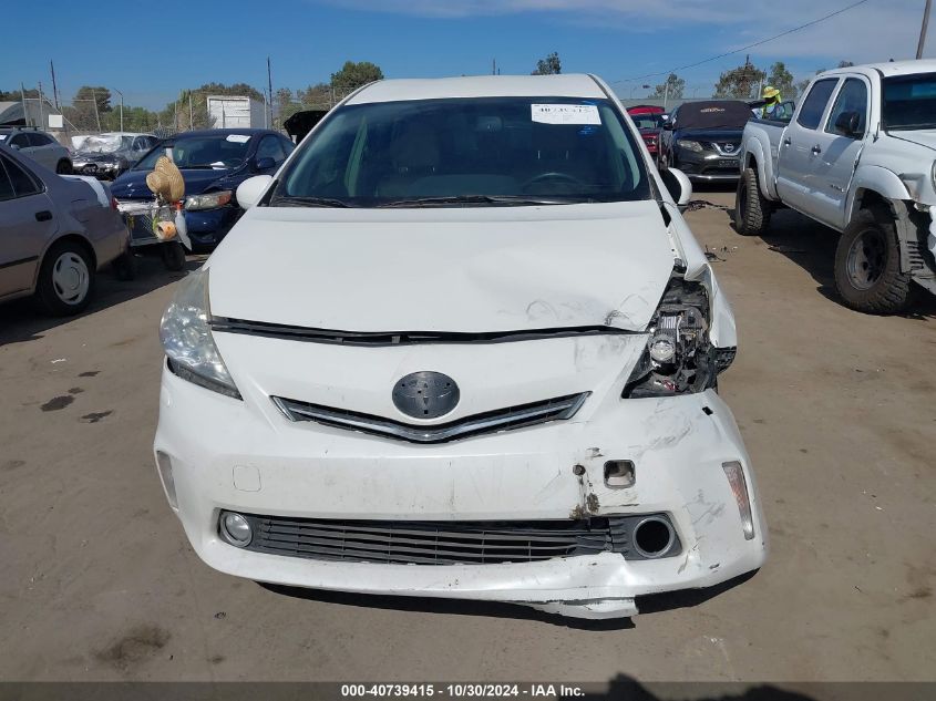 2012 Toyota Prius V Five VIN: JTDZN3EU9C3148110 Lot: 40739415