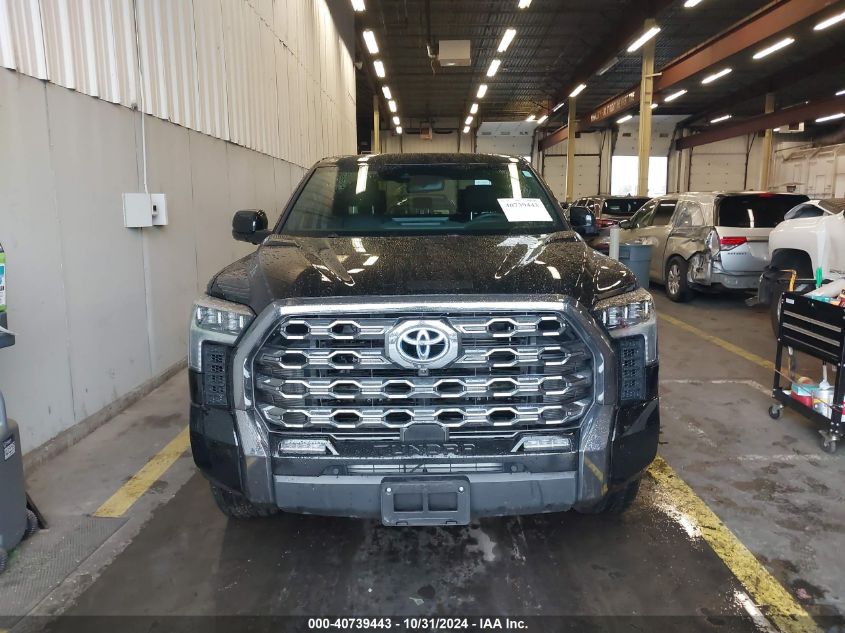 2024 Toyota Tundra Hybrid Platinum VIN: 5TFNC5DB1RX050576 Lot: 40739443