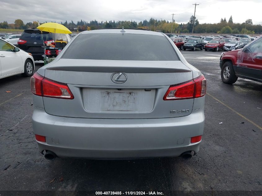 2012 Lexus Is 250 VIN: JTHBF5C26C5174761 Lot: 40739485