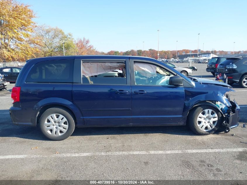 2016 Dodge Grand Caravan Se VIN: 2C4RDGBG5GR152029 Lot: 40739516