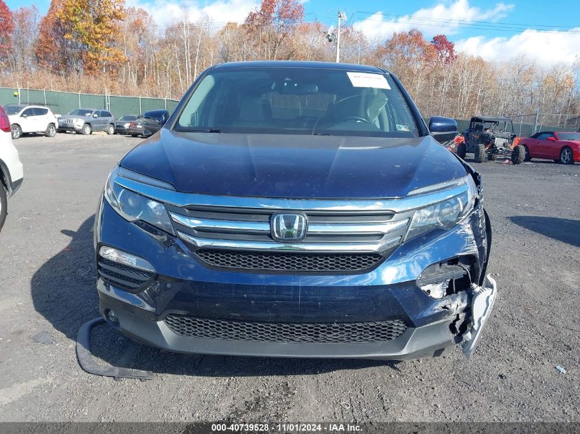 2016 Honda Pilot Ex-L VIN: 5FNYF6H67GB116417 Lot: 40739528