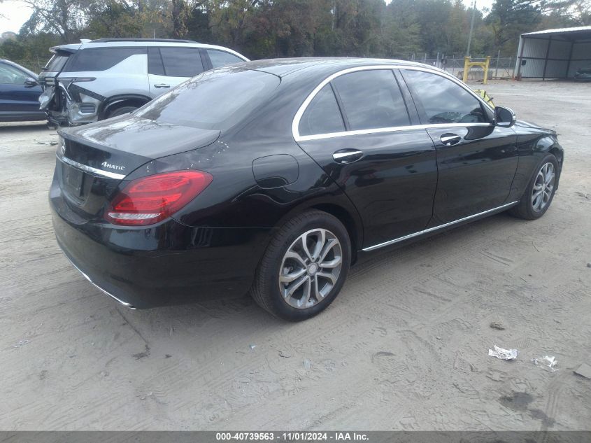 VIN 55SWF4KB4FU020212 2015 Mercedes-Benz C 300, 4Ma... no.4