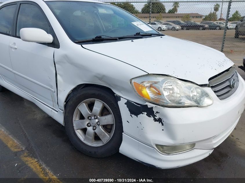 2004 Toyota Corolla S VIN: 1NXBR32E54Z248554 Lot: 40739590