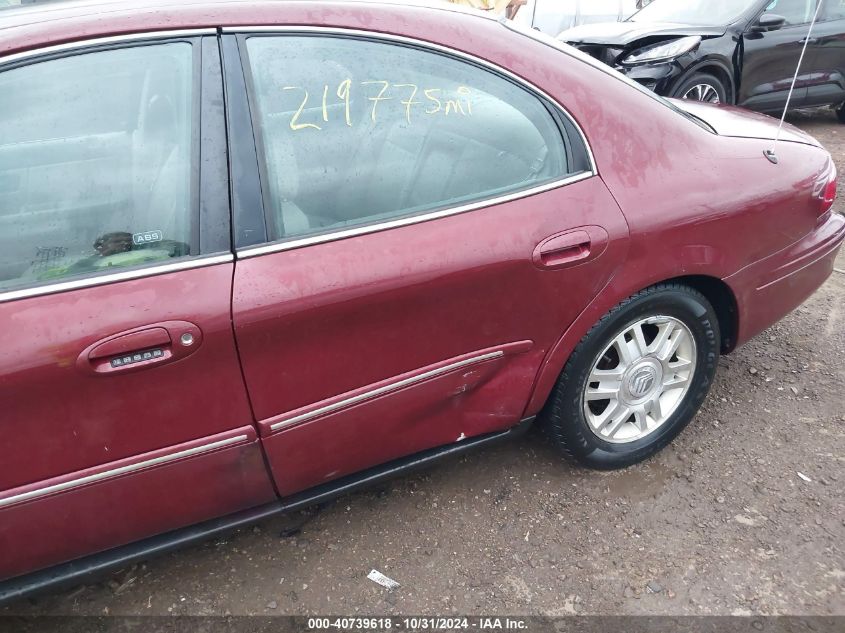 2004 Mercury Sable Ls Premium VIN: 1MEHM55S24G610220 Lot: 40739618