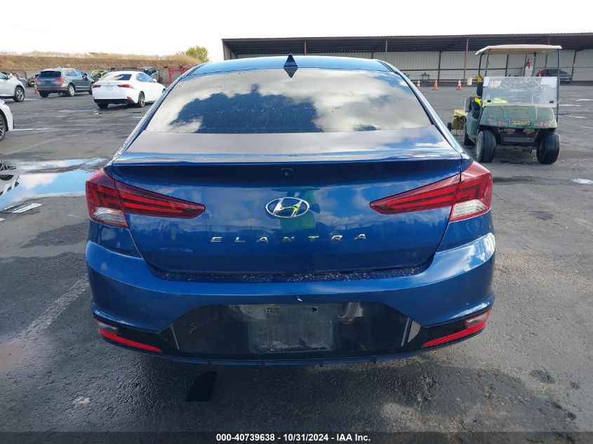 2019 Hyundai Elantra Sel VIN: 5NPD84LF6KH436200 Lot: 40739638