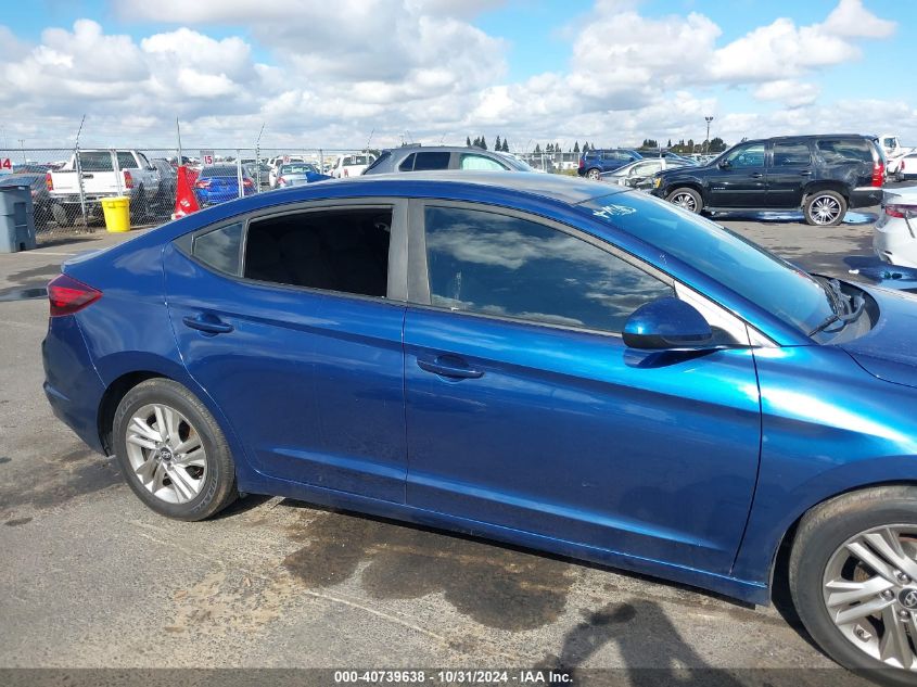 2019 Hyundai Elantra Sel VIN: 5NPD84LF6KH436200 Lot: 40739638