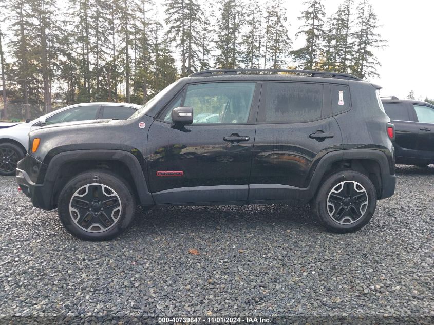 2016 Jeep Renegade Trailhawk VIN: ZACCJBCT6GPE07997 Lot: 40739647