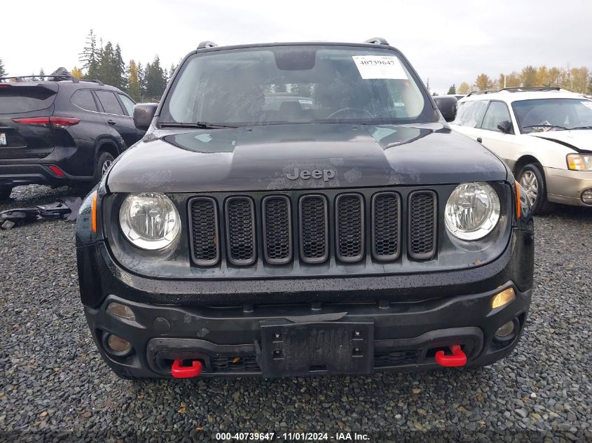 2016 Jeep Renegade Trailhawk VIN: ZACCJBCT6GPE07997 Lot: 40739647