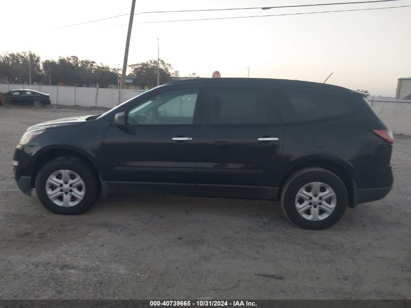 2015 Chevrolet Traverse Ls VIN: 1GNKRFED4FJ339738 Lot: 40739665