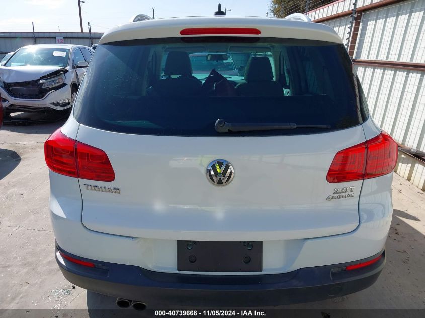 2014 Volkswagen Tiguan Sel VIN: WVGAV3AXXEW561728 Lot: 40739668