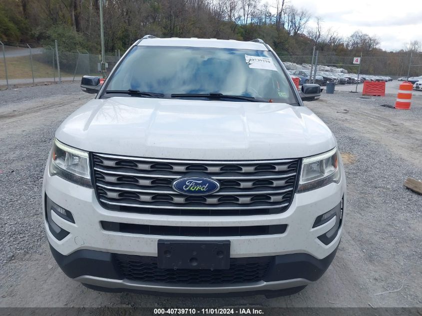 2017 Ford Explorer Xlt VIN: 1FM5K8D81HGE35106 Lot: 40739710