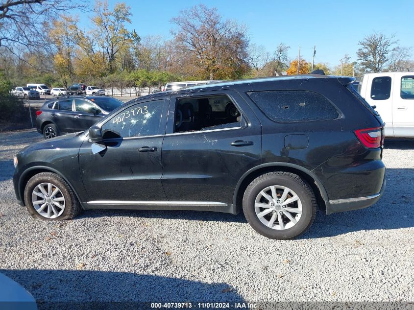 2015 Dodge Durango Sxt VIN: 1C4RDHAG9FC809784 Lot: 40739713