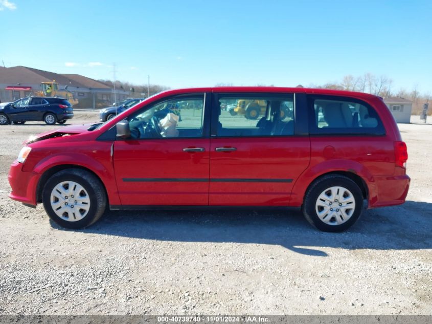 2013 Dodge Grand Caravan American Value Pkg VIN: 2C4RDGBG9DR790134 Lot: 40739740