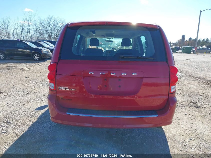 2013 Dodge Grand Caravan American Value Pkg VIN: 2C4RDGBG9DR790134 Lot: 40739740