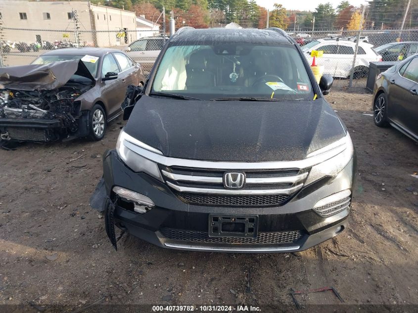 2017 Honda Pilot Elite VIN: 5FNYF6H05HB037292 Lot: 40739782