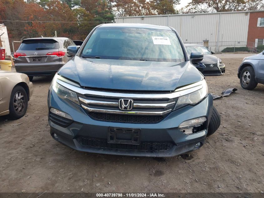 2016 Honda Pilot Ex-L VIN: 5FNYF6H71GB024227 Lot: 40739798