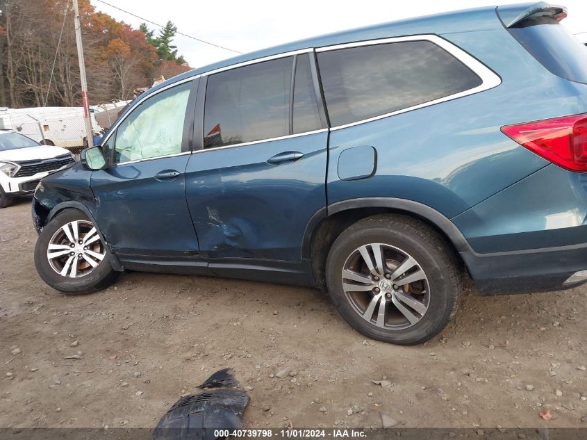 2016 Honda Pilot Ex-L VIN: 5FNYF6H71GB024227 Lot: 40739798