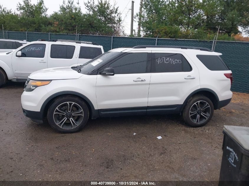 2013 Ford Explorer Sport VIN: 1FM5K8GT1DGC13790 Lot: 40739800