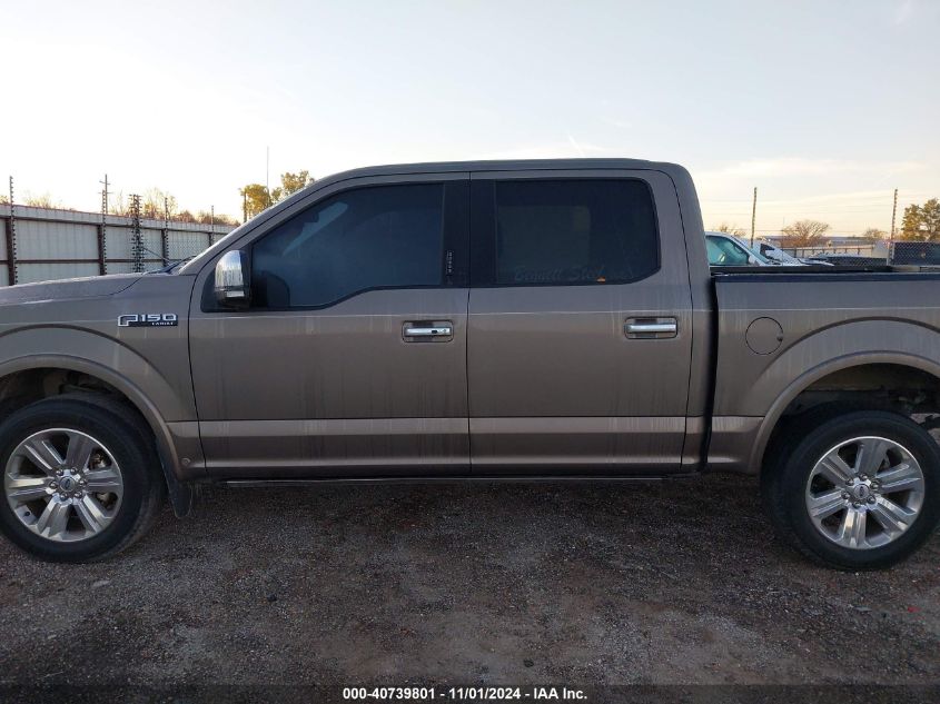 2018 Ford F-150 Lariat VIN: 1FTEW1EG4JFE09987 Lot: 40739801