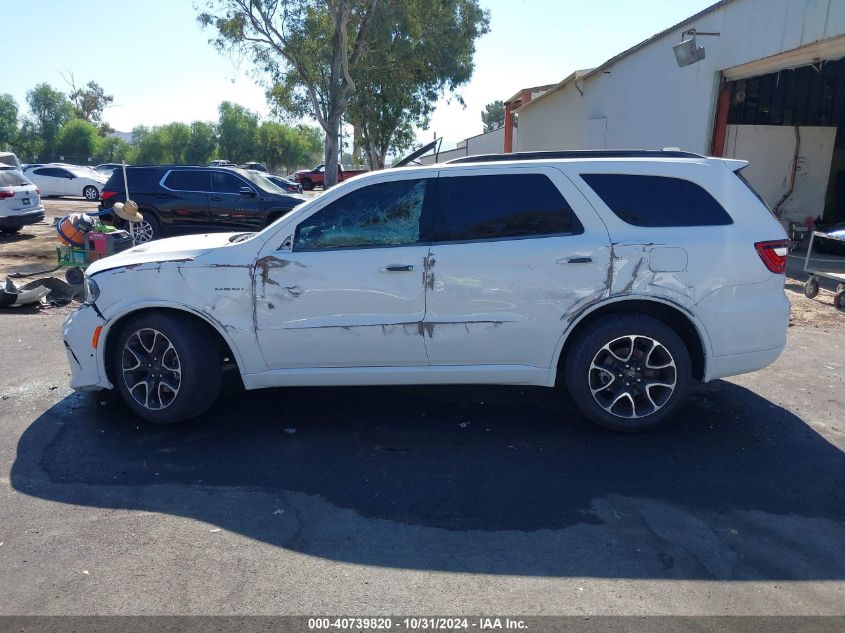 2021 Dodge Durango R/T Rwd VIN: 1C4SDHCT4MC693919 Lot: 40739820