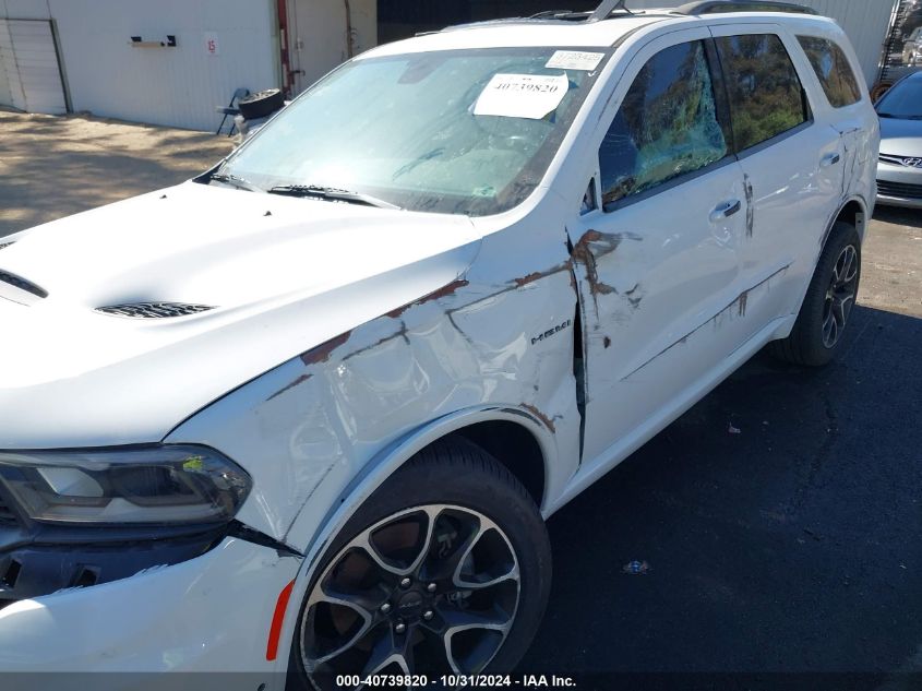 2021 Dodge Durango R/T Rwd VIN: 1C4SDHCT4MC693919 Lot: 40739820