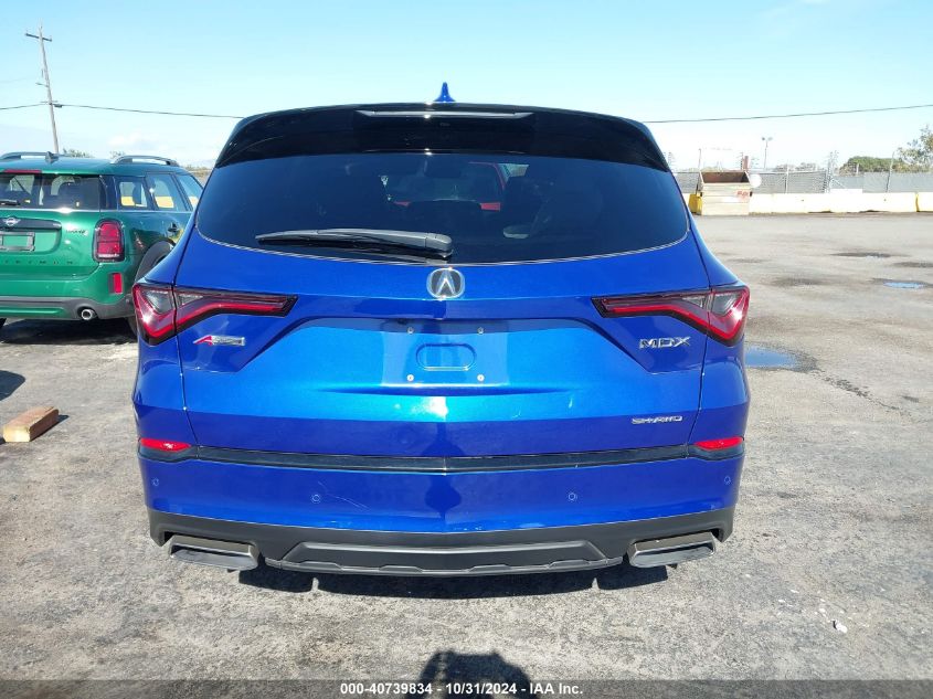 2022 Acura Mdx A-Spec Package VIN: 5J8YE1H02NL030249 Lot: 40739834