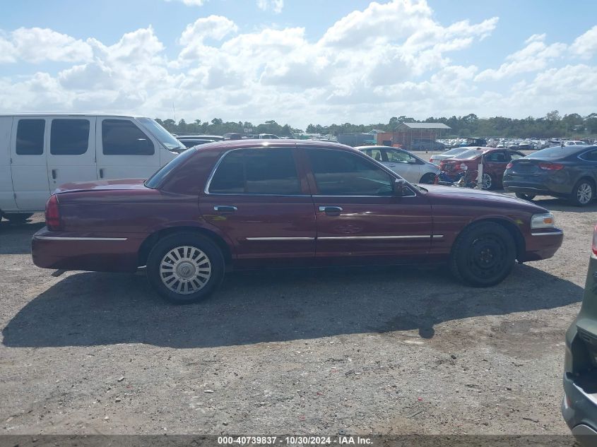 2008 Mercury Grand Marquis Ls VIN: 2MEFM75V08X608222 Lot: 40739837