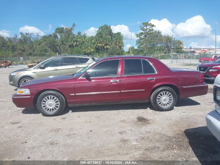 2008 Mercury Grand Marquis Ls VIN: 2MEFM75V08X608222 Lot: 40739837