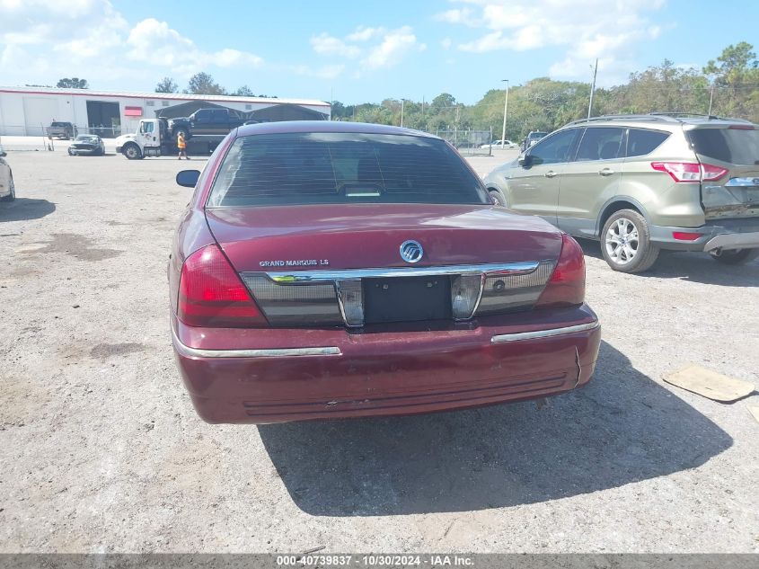 2008 Mercury Grand Marquis Ls VIN: 2MEFM75V08X608222 Lot: 40739837