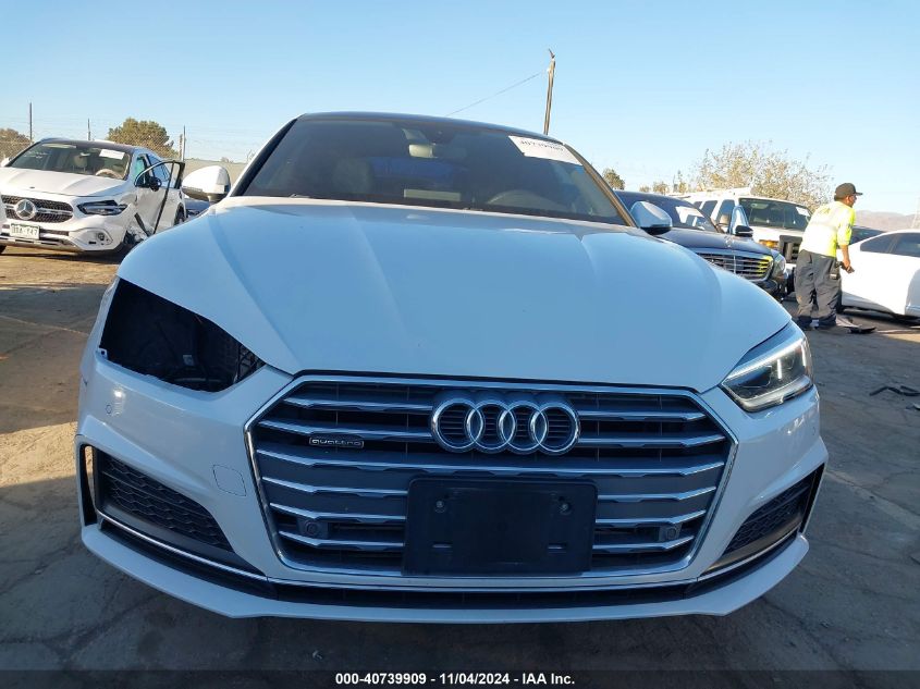 2019 Audi A5 45 Premium VIN: WAUENCF55KA091952 Lot: 40739909