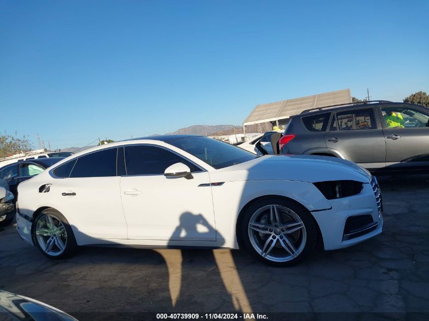 2019 Audi A5 45 Premium VIN: WAUENCF55KA091952 Lot: 40739909